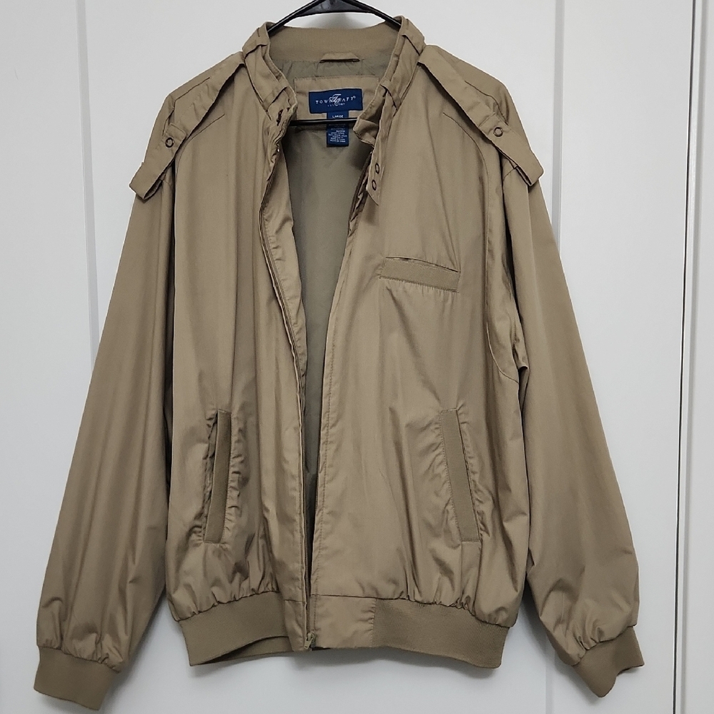 Towncraft Men's Tan Windbreaker Jacket